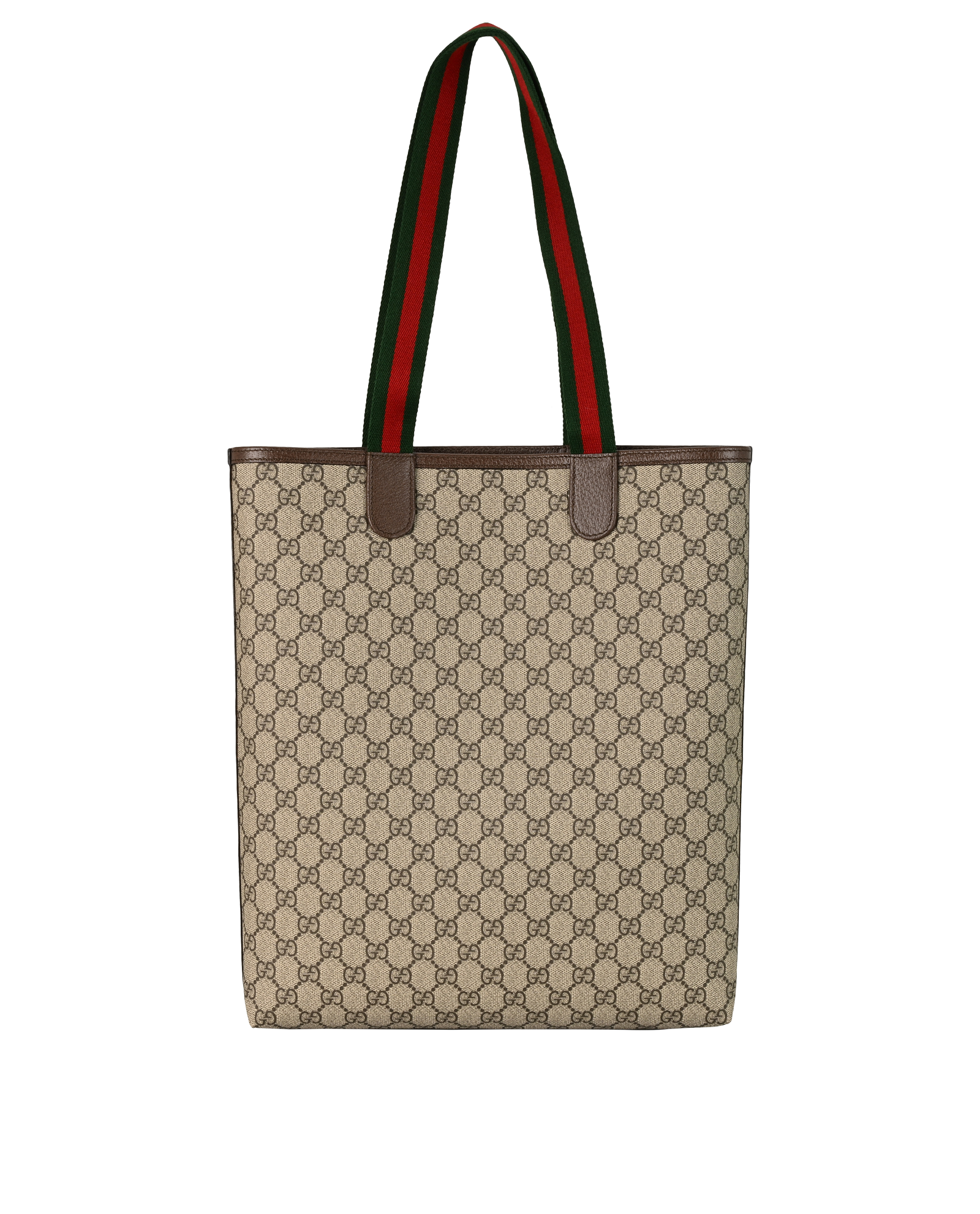 Ophidia GG Small Tote, &pound;650, Handbags, Brown, Canvas/Leather, Back view